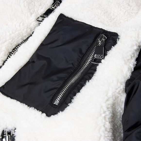 SAM. Wylie Colorblock Pattern Down Jacket - size M - Picture 7 of 13